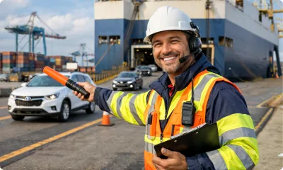 CAS Auto team member on-site taking ownership of a task